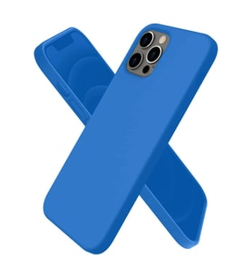 Pilelistore   iPhone 12 Pro Max Kılıf First Silikon - Mavi