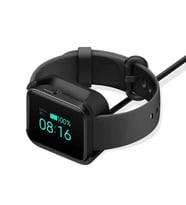 Xiaomi Redmi Watch (Mi Watch Lite) Uyumlu Güçlü Adsorpiyon Manyetik Yüksek Hızlı Usb Şarj Kablosu (Siyah)