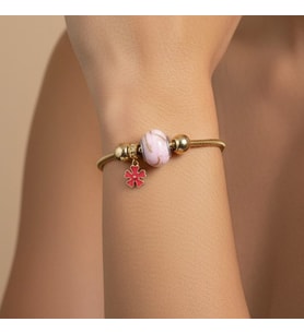 XUPİNG JEWELRY PANDORA BİLEKLİK ACIK PEMBE