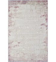 Eliana Home Baskılı, Yıkanabilir Kaymaz Taban Salon Halısı LNA1066 100x150 cm (Pembe)