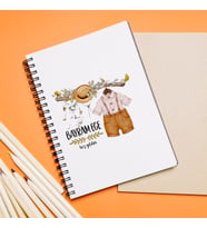 Hoş Geldin Bebek Tasarımlı Defter Kişiye Özel