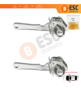 Peugeot Boxer MK1 230 244 1994-2006  9181G3 İçin 2 EA Ön Sağ ve Sol Kapı Gergi Yayı