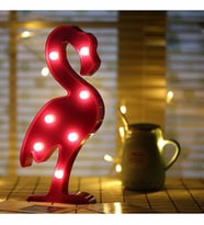 Led Işıklı Flamingo Gece Lambası
