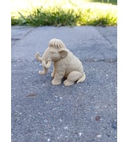 12CM Mamut Heykelciği Oturma Odası Fil Biblo Ev Dekor Figürü