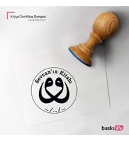 Kişiye Özel Kitap Damgası Kitap Mührü Kaşe Kitap Mühür Özel Damga 48