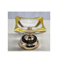 Kişiye Özel Metal Ayaklı Cam Küllük - 16x13cm