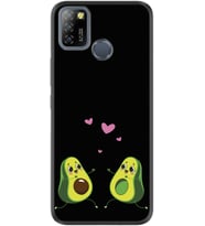 Infinix Smart 5 Kılıf Silikon Desen Aşık Avokadolar 1642