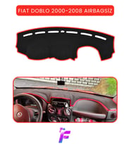 FIAT DOBLO (2000-2008) AIRBAGSIZ Torpido Örtüsü Güneşten Korur Kolay Montaj Tam Uyum TB3