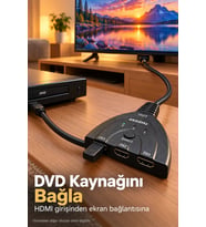HDMI Switch 2.0 ve 3D Format Destekli