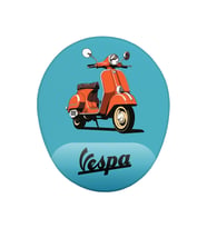 Vespa Motosiklet Destekli Bilek Destekli Kaymaz Buruşmaz Kırılmaz Mouse Pad (Çok Renkli)