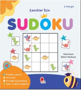 Çocuklar İçin Sudoku 2. Seviye - Bahar Sarıkaya - Peta Kitap