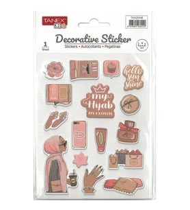 TANEX KIDS TNX-25418 DEKORATİF ETİKETLER - PUFFY GİYİM SERİSİ STICKER