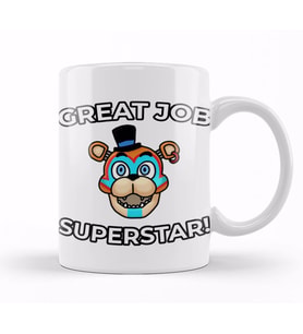 Supportive Freddy Fnaf Kupa Bardak Porselen