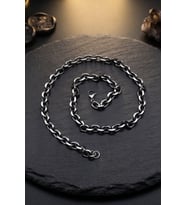 Paslanmaz Çelik Gemici Model Erkek Kolye Zincir 8Mm 902939