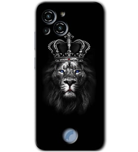 Reeder S23 Pro Max Kılıf HD Desen Baskılı Arka Kapak - King Lion