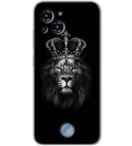Reeder S23 Pro Max Kılıf HD Desen Baskılı Arka Kapak - King Lion