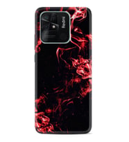 Xiaomi Poco X3 Pro M4 Pro X4 Pro C40 10C Kılıf Desenli Silikon Red Smoke 1745