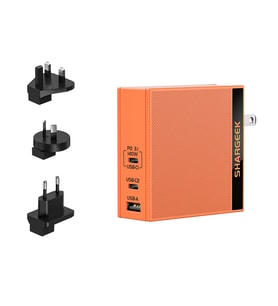 Sharge S140 - 140W PD3.1 GaN Hızlı Şarj Cihazı - Turuncu