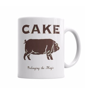 CAKE prolonging the magic    Kupa Bardak Porselen