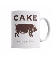 CAKE prolonging the magic    Kupa Bardak Porselen