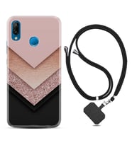 Huawei P20 Lite Mate 10 20 Lite Pro P40 Lite KılıfBoyun Askılı Silikon Great Marble 1405