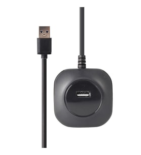 Vcom DH207 Usb 2.0 4 Port Usb Çoklayıcı (Siyah - Beyaz)