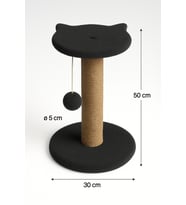 Stepli Kedi Tırmalama Tahtası Antrasit