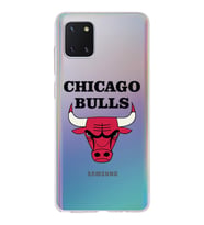 Samsung Galaxy Note10 Lite  Kapak Chicago Bulls Tasarımlı Şeffaf Silikon Kılıf