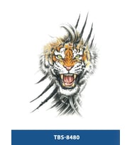 TBS-8480 ORTA BOY KAPLAN DESEN RENKLİ GEÇİCİ DÖVME-TATTO