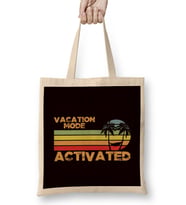 Mode Vacation Activated Island Sunset Sunrise Beach Travel Bez Çanta Uzun Saplı