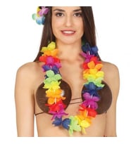 pilelistore Rengarenk Hawaii Boyun Çelengi Havai Partisi Kolyesi 1 Adet