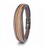 Moncuk Design Taba Kahve Çoklu Deri Bileklik 33513B2D8