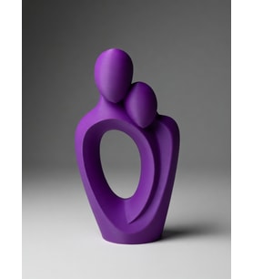 MYCRAFT3D Modern Soyut Figür Dekoratif Obje – 3D Baskı Minimal Biblo  Şık Ev Dekoru, Hediyelik Anne Baba