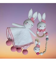Masalımsı Uyku Arkadaşı Seti Amigurumi Organik Oyuncak