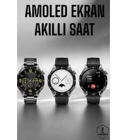 Akıllı Saat Metal Kordonlu Gps Ve Nfc Uyumlu Arama Cevaplayan