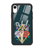 iPhone XR Rebel Tasarımlı Glossy Telefon Kılıfı