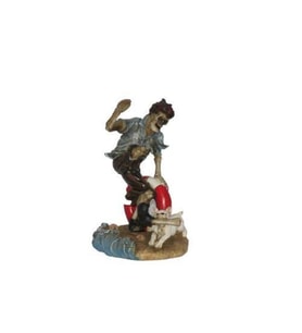 HEDİYELİK › KARIŞIK › İskelet Biblo QQC>>QQC DENİZ KENARINDA İSKELET-8,4*7,5*12,4 CM.