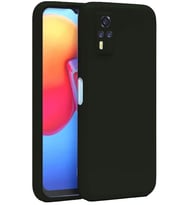 Northcity Vivo Y53S Uyumlu Kılıf Nano içi Kadife Silikon - Siyah