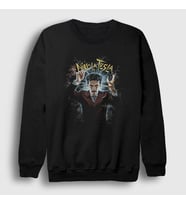 Presmono Unisex Siyah Electricity Magician Nikola Tesla Sweatshirt 332321tt
