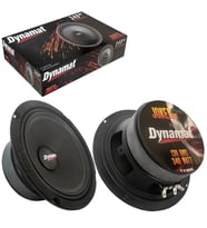 Garaj Dünyası Dynamat Joker-20 Oto Midrange 20cm 340 Watt Maksimum 130W RMS (1 Takım/2 Adet) (Siyah)