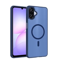 Lexroo Galaxy A07 Kılıf M-safe Şarj Özellikli Babet Kılıf - Mavi