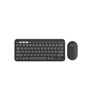 ScHitec Çift Cihaz Bağlantı Özellikli Klavye ve Mouse Set 2.4G+BT Siyah KM902
