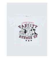 Looney Tunes Kız Çocuk Tişört 10-13 Yaş Beyaz