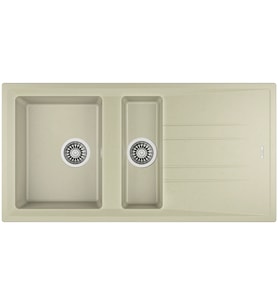 115360004-Teka Stone 60 B-Tg Topasbeige Granit Eviye