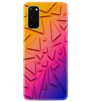 Samsung A02S A03S A10 A12 A13 A21S A22 Kılıf Desenli Silikon Üçgenler 1635