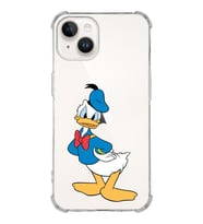 Apple iPhone 14 Plus Uyumlu Köşe Korumalı Antişok Kapak Donald Duck Tasarımlı Şeffaf  Kılıf