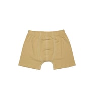 Sarı Düz Organik Supreme Boxer