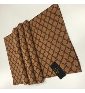 Jakar Dokuma Desen Jakarlı Modal Seri Şal Eşarp Askısı ile Birlikte 75x200 cm Ka
