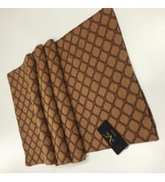 Jakar Dokuma Desen Jakarlı Modal Seri Şal Eşarp Askısı ile Birlikte 75x200 cm Ka