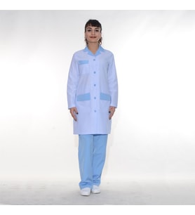Antibakteriyel Kumaş Önlük+Pijama Takım (Renksiz)
